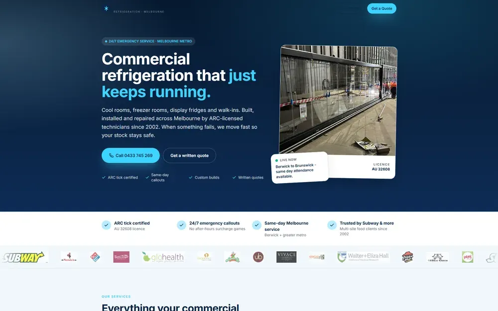 Homepage of the rebuilt Soft Cool website